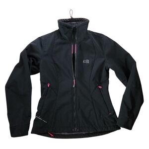 MILLET Element Shield Womens Black Fleece Lined Jacket Size M outdoor hiking
